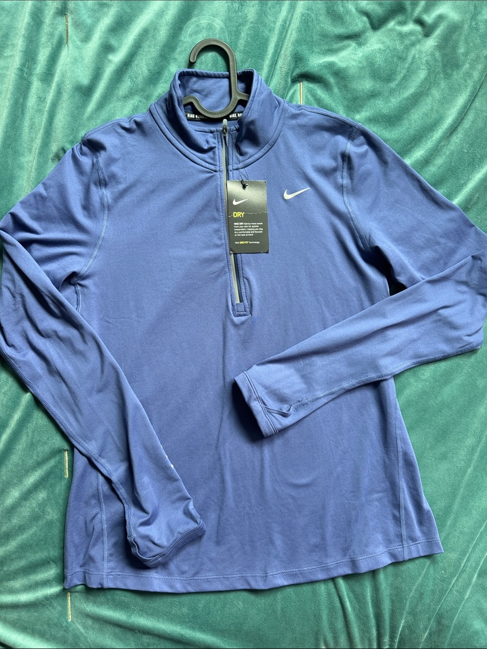 Nike Blue Women's Dri-FIT Full Zip Running Top